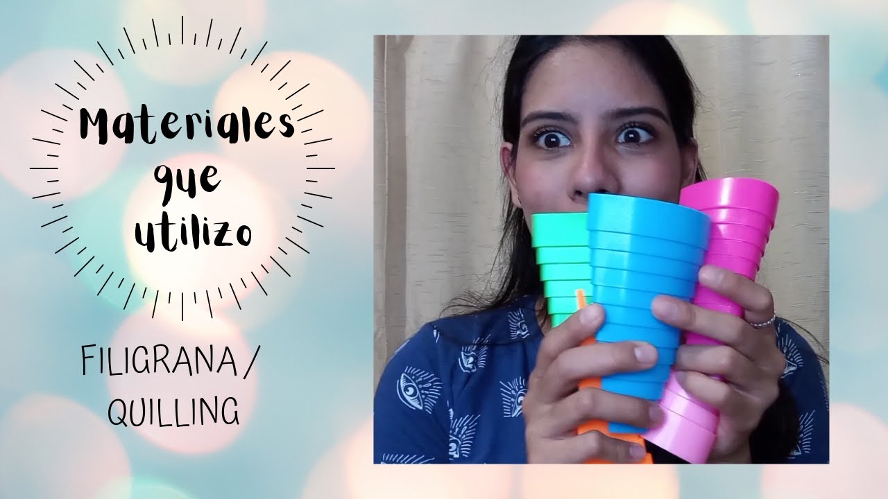 Cuales son los materiales que existen para hacer FILIGRANA/QUILLING