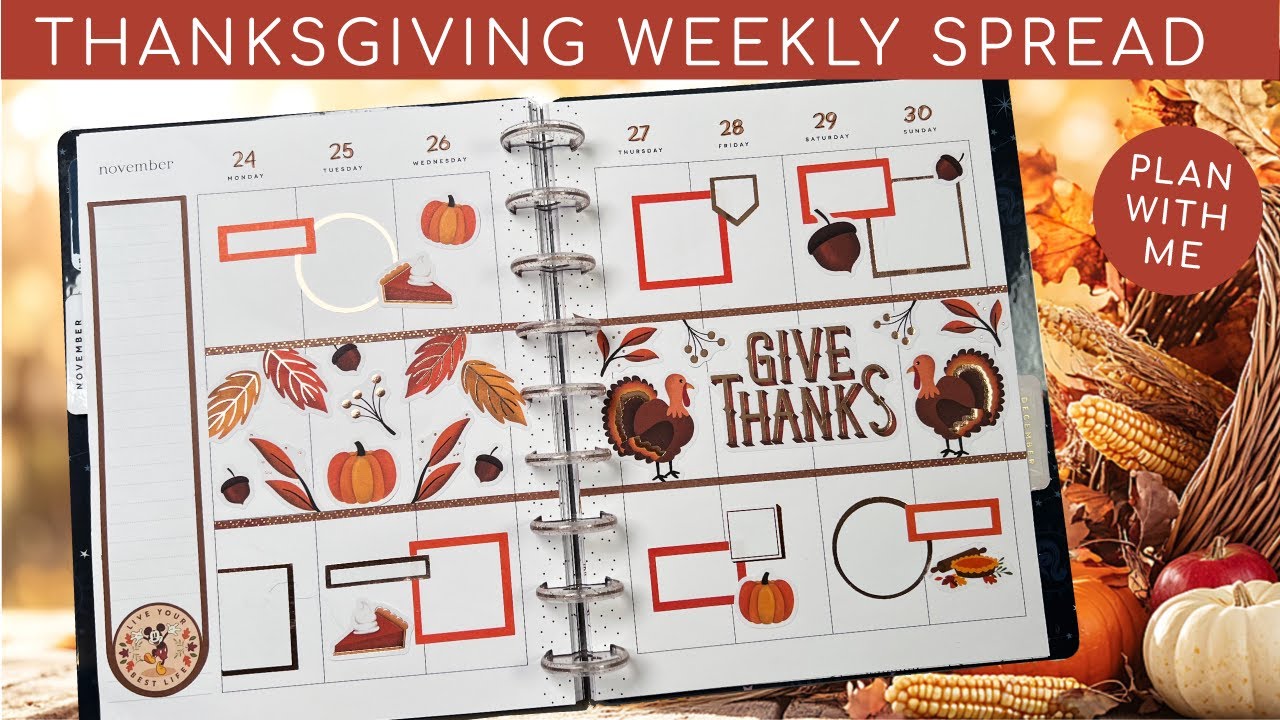 Plan with Me - Thanksgiving Spread