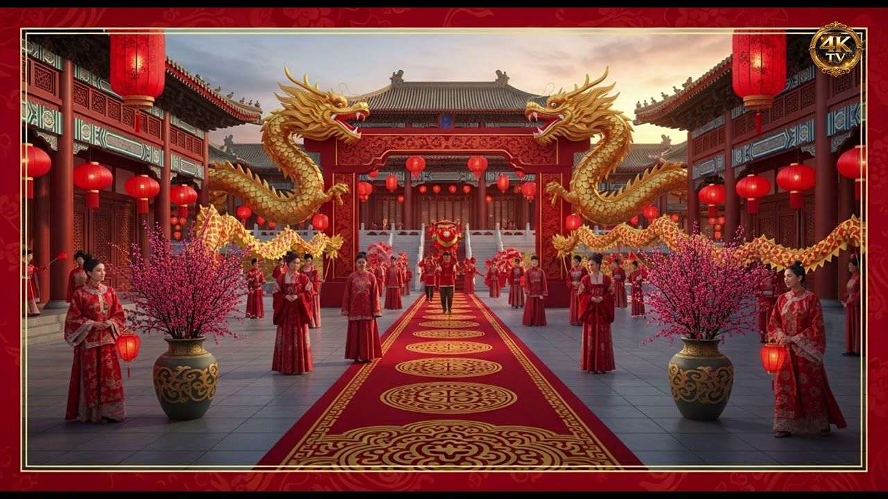 Year of the Dragon 2026 Celebration in 4K | Lunar New Year Street Scenes & Festival Highlights
