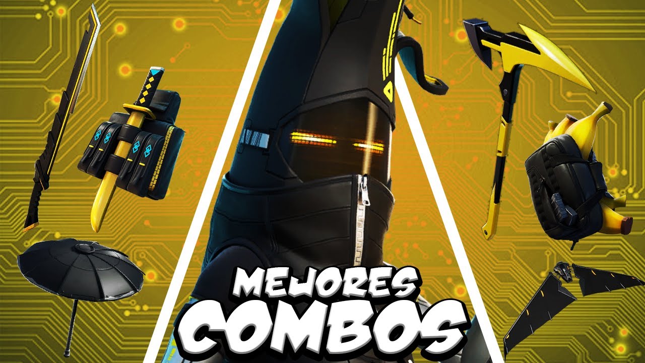 ✔️LOS MEJORES COMBOS para la skin B4N4NO (PACK FUTURO TECNOLÓGICO) | Fortnite Battle Royale🔥