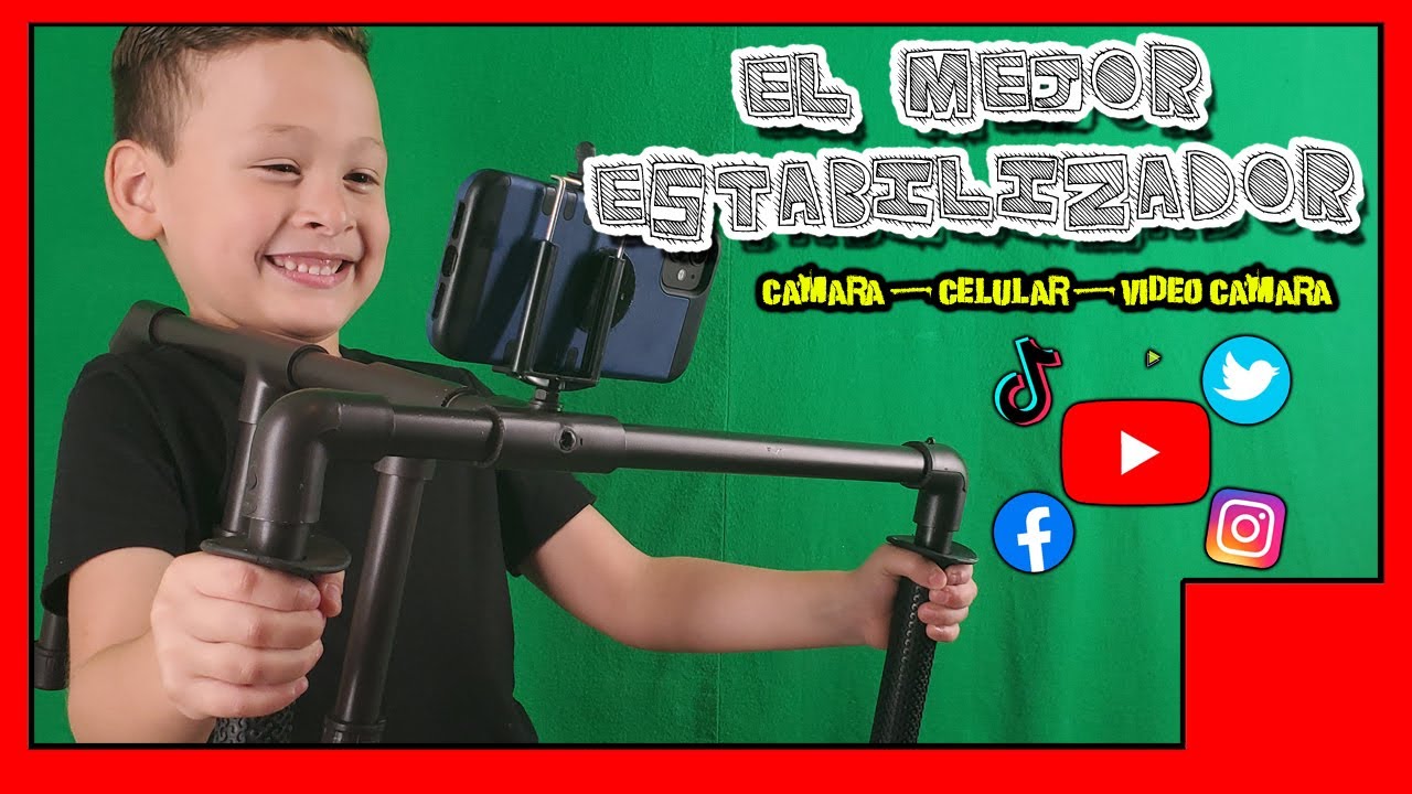 🔴El MEJOR ESTABILIZADOR para 🎬CELULAR📷 📹📱 Casero pvc 🔴 2020