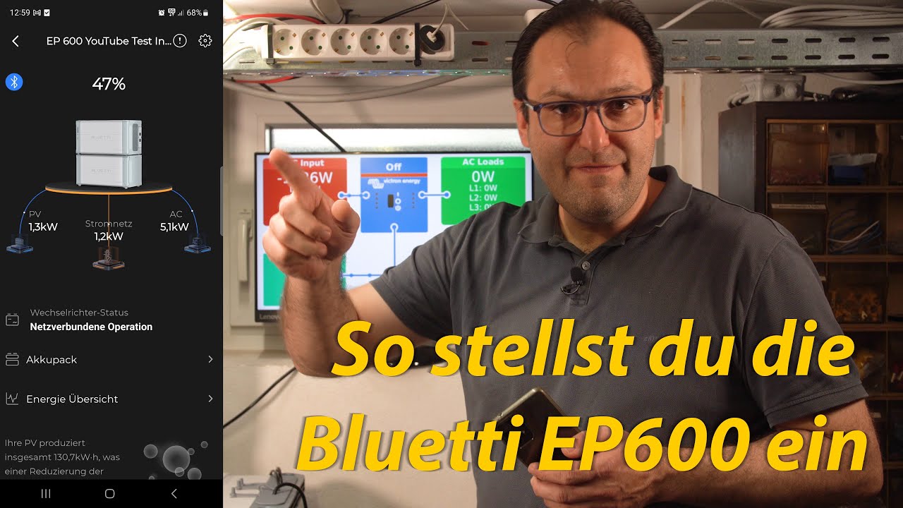 👉Das kann Bluettis EP600 im !Praxis Test! Notstrom & AC gekoppelte Ladung mit Fremd PV Inverter uvm.