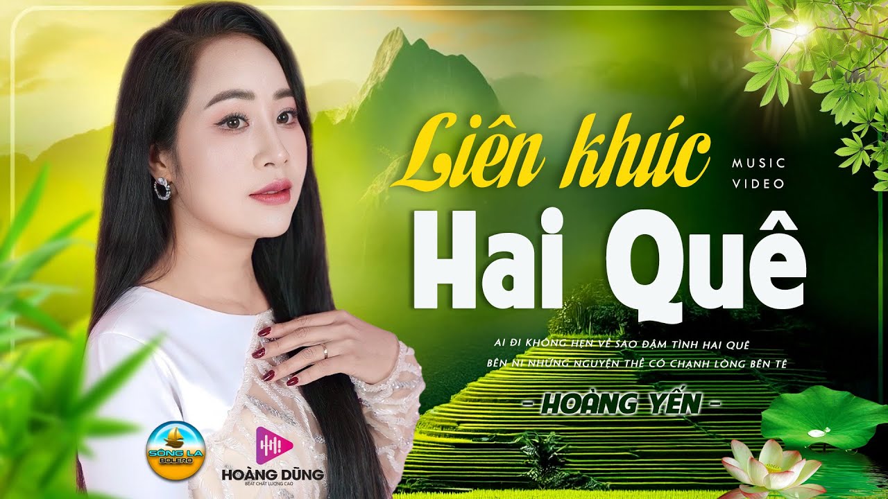 HAI QUÊ - HOÀNG YẾN ➤LK Dân Ca Xứ Nghệ Hay Mê Mẩn Lòng Người - Nhạc Đồng Quê Remix
