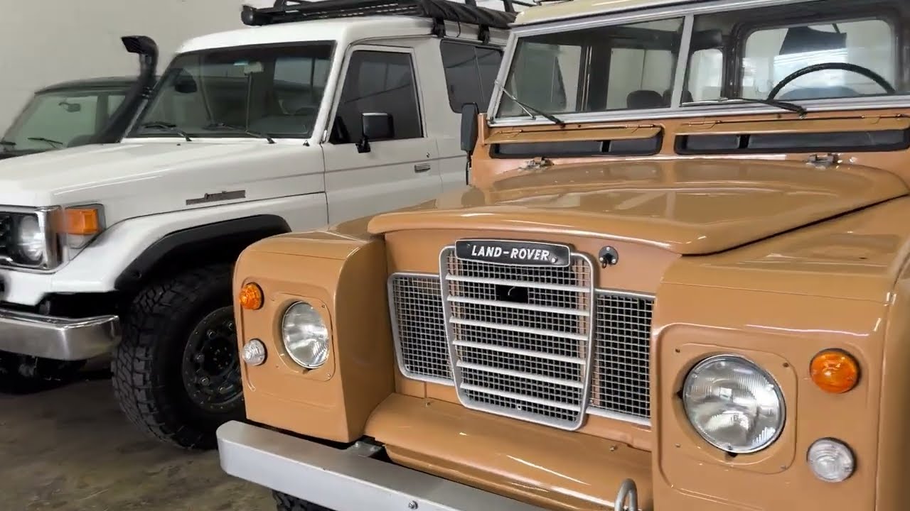 1974 Land Rover 88 Series III Cold Start