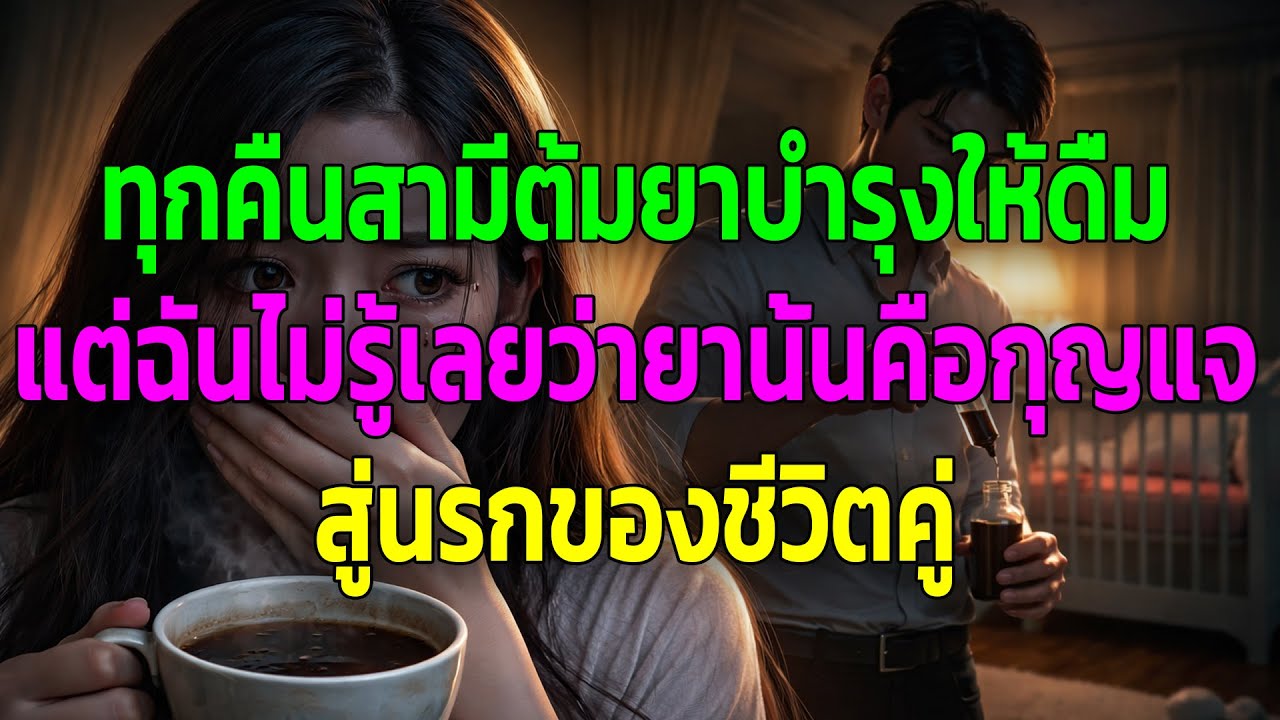 ทุกคืนสามีต้มยาบำรุงให้ดื่ม แต่ฉันไม่รู้เลยว่ายานั้นคือกุญแจสู่นรกของชีวิตคู่