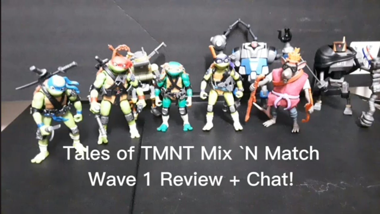 Tales of TMNT Playmates Mix `N Match Wave 1 Review!