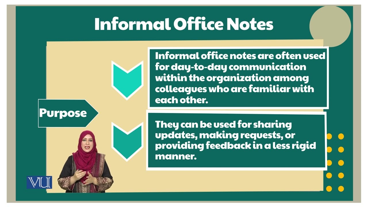 Office Notes | Introduction to e-Learning & Teaching for Faculty | VU001F_Topic100