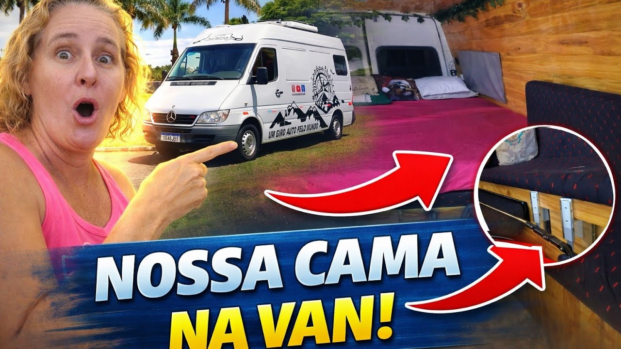 COMO DORMIMOS NA NOSSA VAN CASA