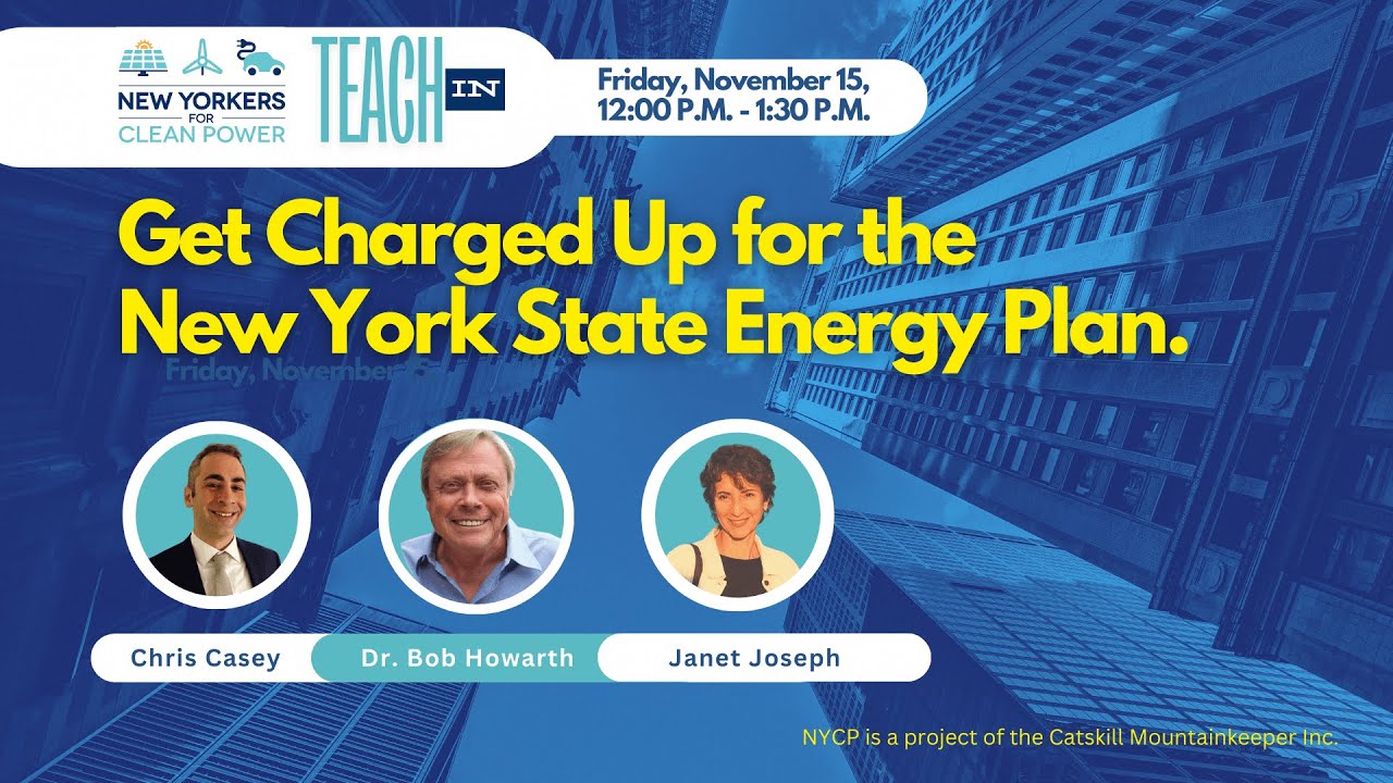 November Teach-In: Get Charged up with the NY State Energy Plan