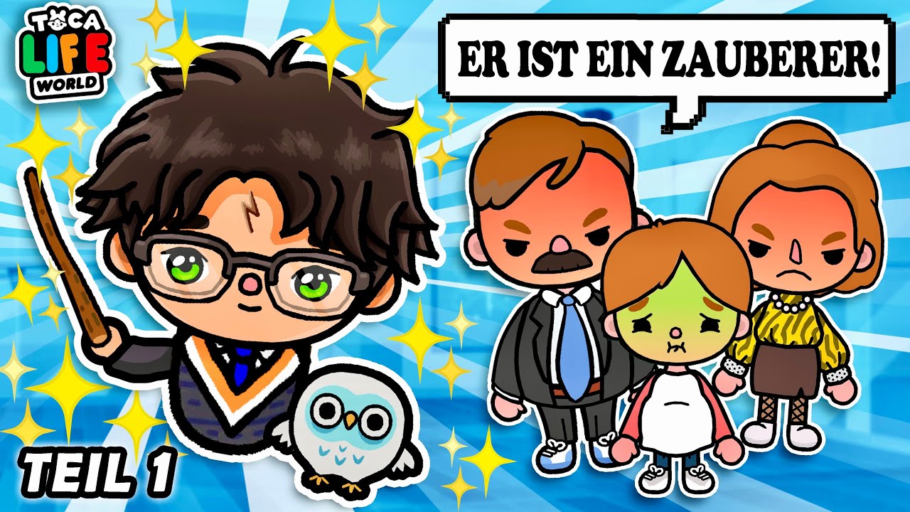 🍼 DAS MAGISCHE BABY ✨ TEIL 1 ⚡️ HARRY POTTER - WIE ALLES BEGANN 🔮 DEUTSCHE TOCA BOCA STORY