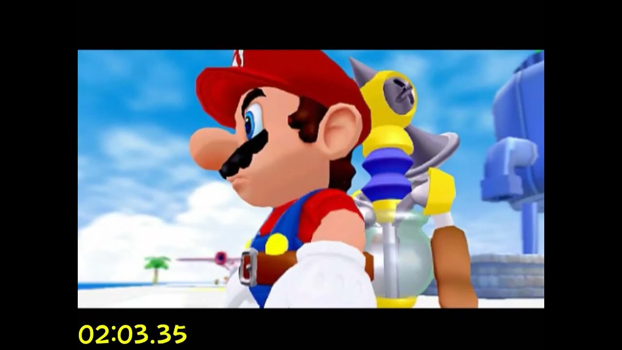 [TAS]Super Mario Sunshine Arbitrary Code Execution Any% in 9:50.49