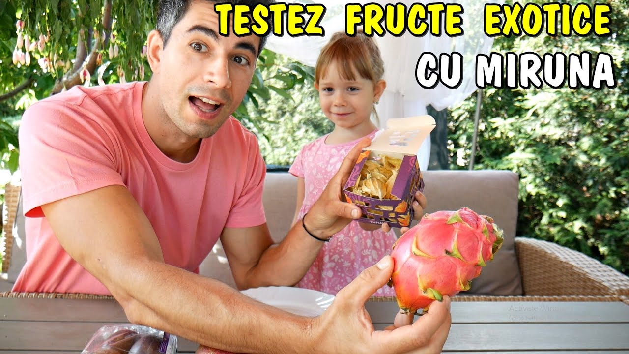 Testez Fructe EXOTICE cu fetița mea ❤