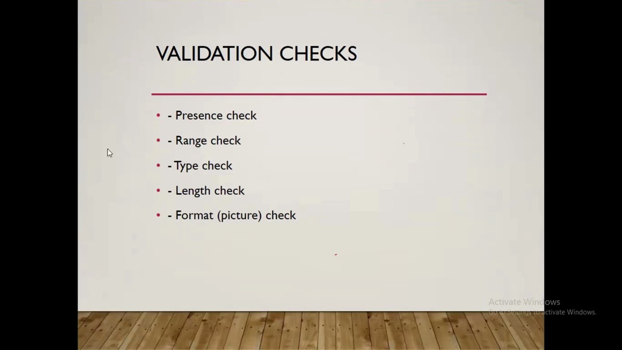 Checking the Accuracy of Data || Cambridge International AS & A Level IT (9626)