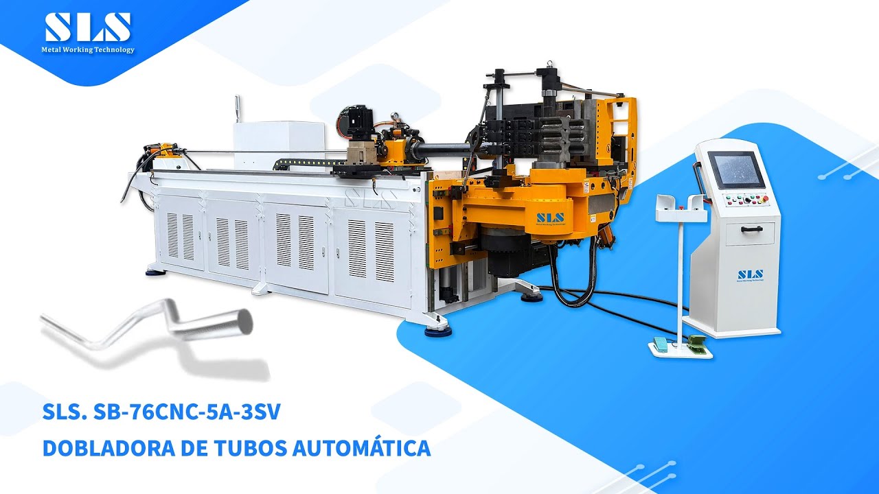 Dobladora de tubos automática SLS | Dobladora de tubos CNC económica para doblado de manillares