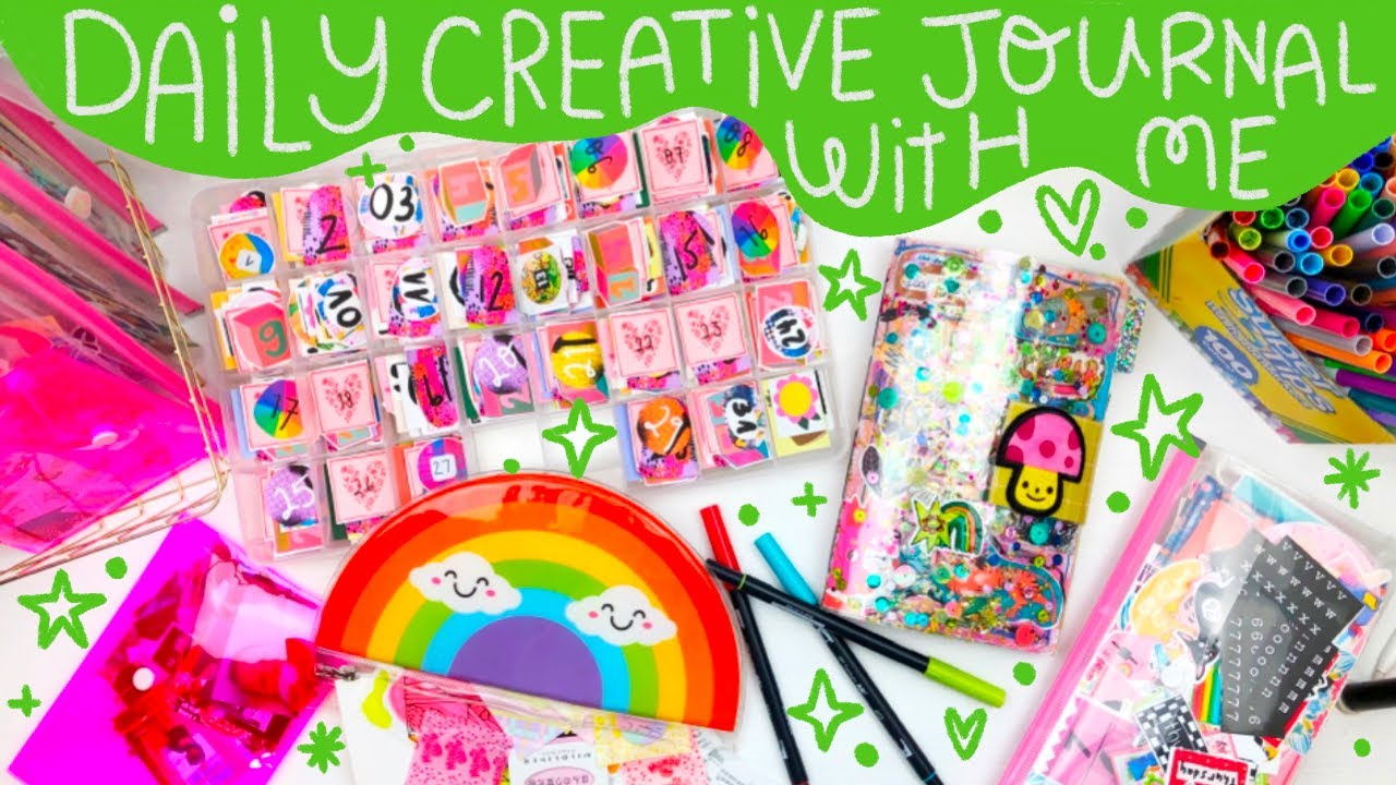 Weekly Spread Journal With Me In My Fauxbonichi | Daily Creative Journal | 3 Color Challenge