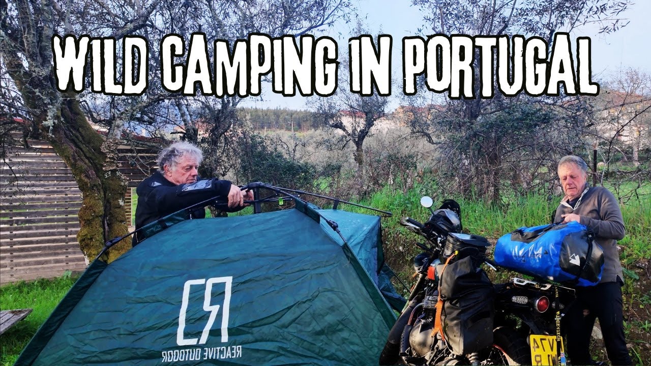 Invited to wild camp in a Portuguese village | Porto to Lisbon by Motorbike | EOE EP06