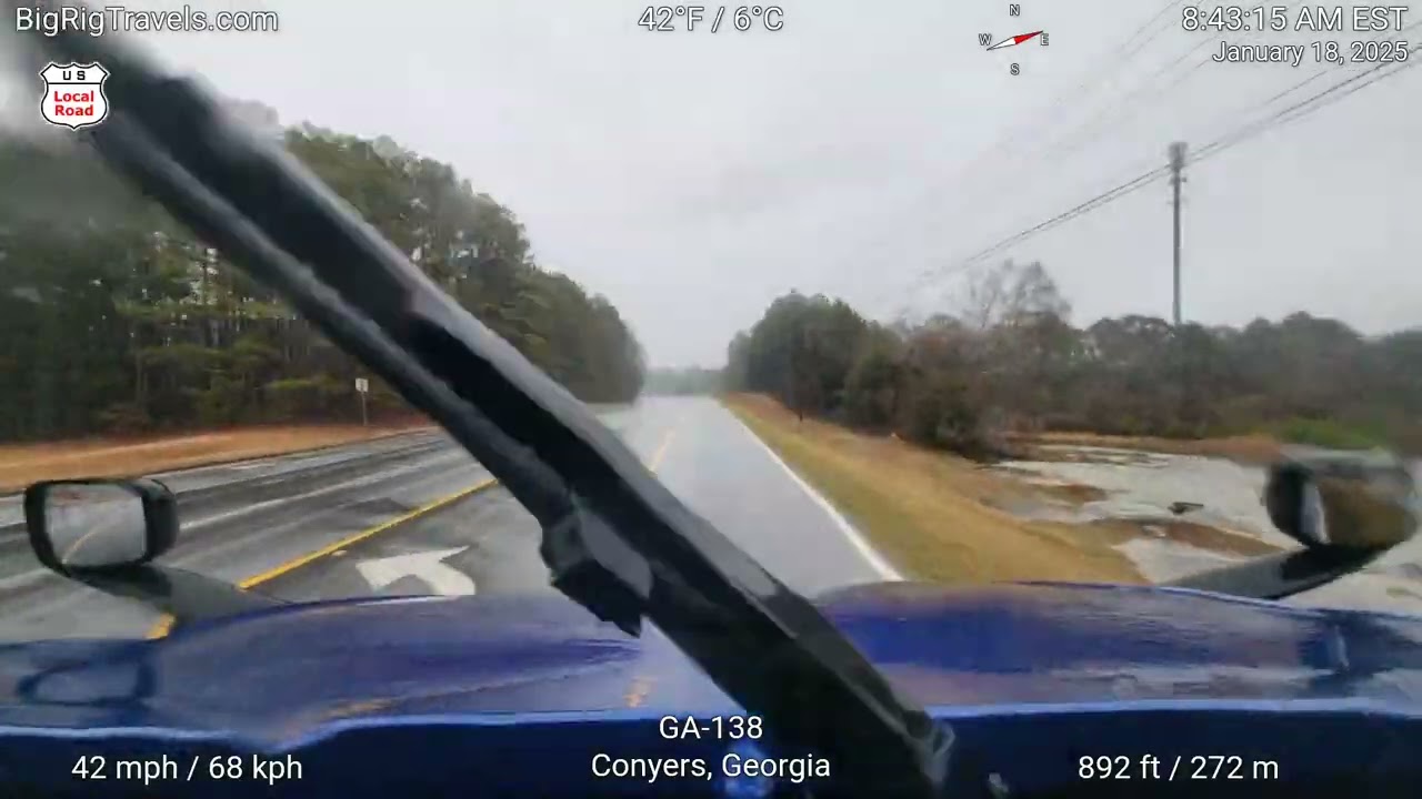BRT 001: BigRigTravels Trucking Across America Conyers, Georgia to Reidsville,  North Carolina
