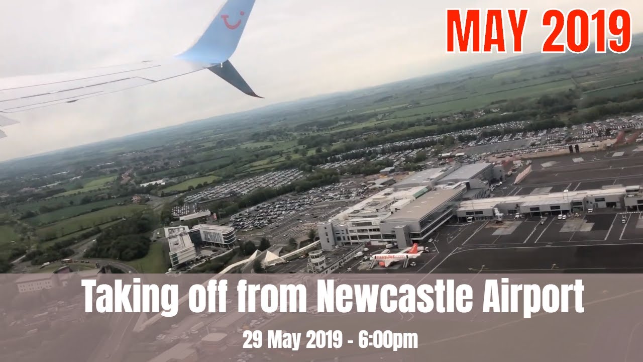 Taking off from Newcastle Airport - 29 May 2019 6:00pm