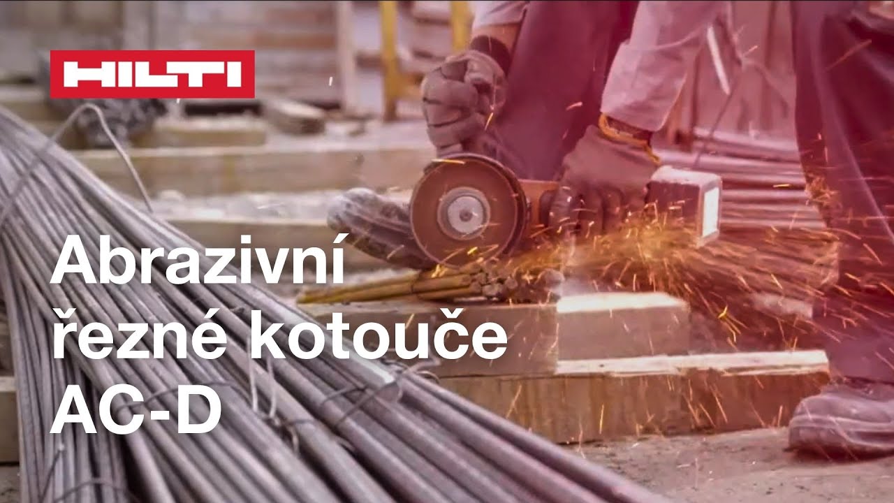 Hilti n&aacute;stroje - abrazivn&iacute; řezn&eacute; kotouče AC-D