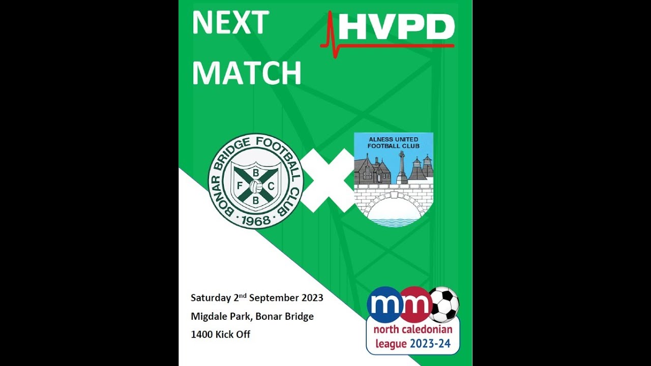 (Highlights) Bonar Bridge FC 1 - 0 Alness United (02/09/2023) North Caledonian League
