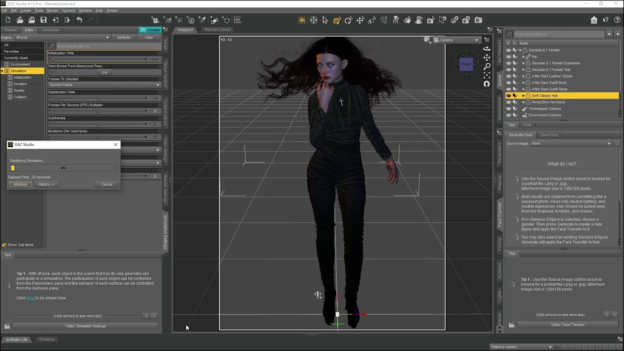 Hair Simulation - Quick Tutorial