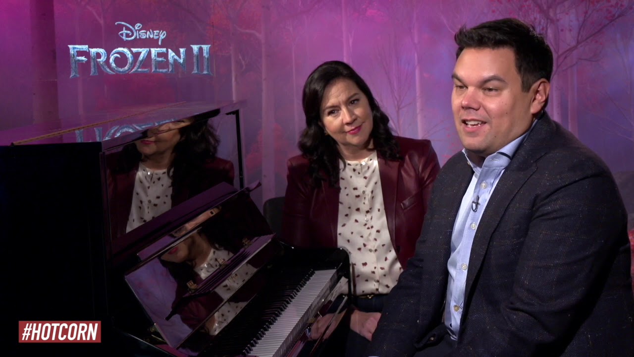 FROZEN 2 | Robert Lopez and Kristen Anderson-Lopez interview | HOT CORN