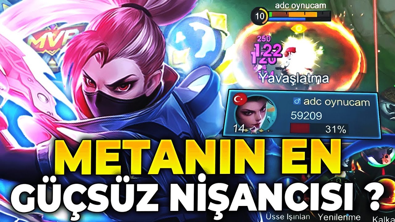 METANIN EN GÜÇSÜZ NİŞANCISINI OYNADIM Öğretici Jin | Mobile Legends