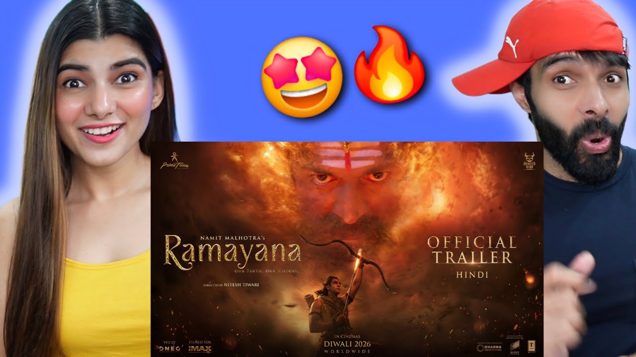 Namit Malhotra&rsquo;s Ramayana- Hindi Trailer Reaction | Nitesh | Ranbir, Yash, Hans Zimmer, A.R.Rahman
