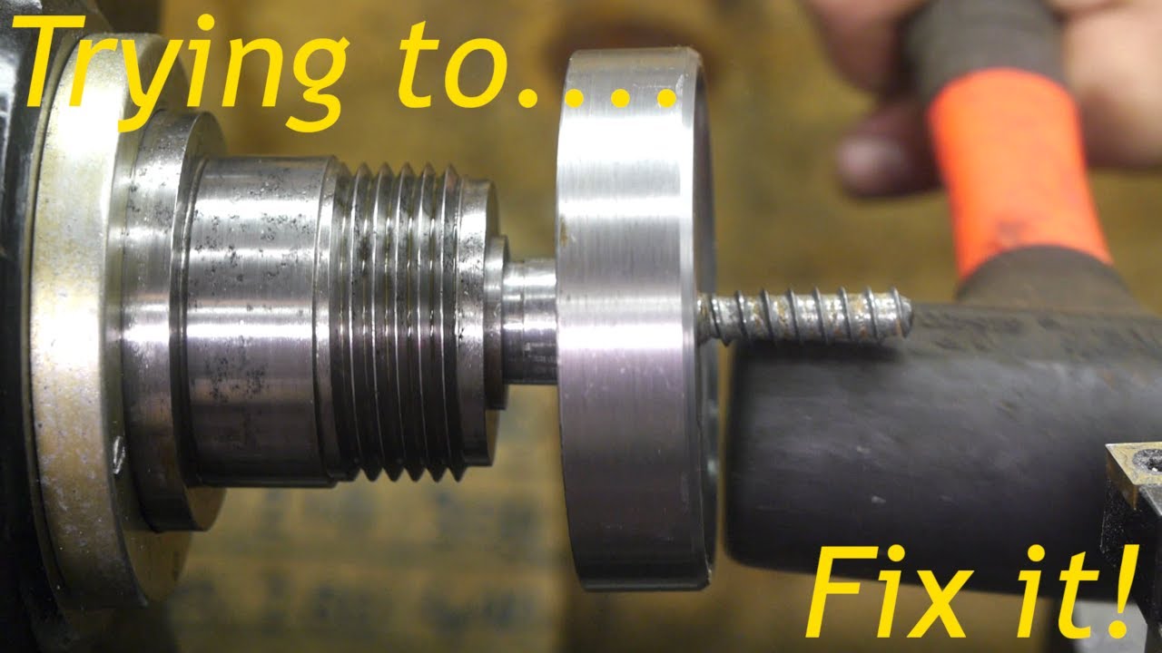 Unscrewing the screwed up woodscrew chuck