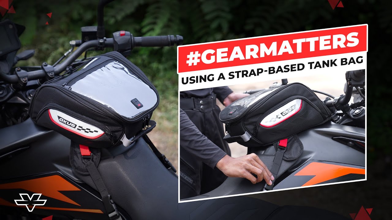 Strap-Based or Non-Magnetic Tank Bags: Tips for Hassle-Free Riding #motorcycleluggage