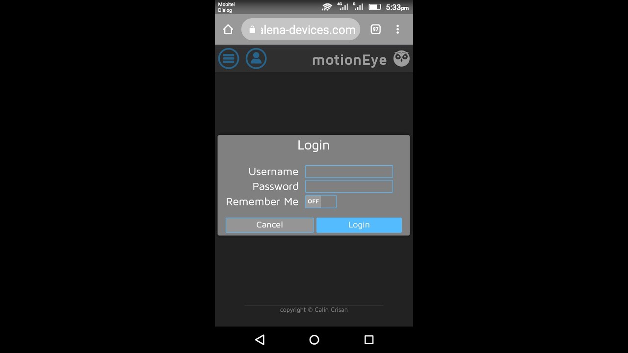 Control  motionEye CCTV system remotely over the internet using free balenaCloud
