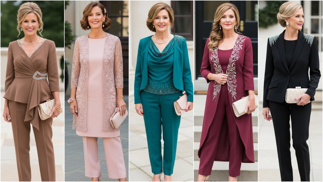 Pant Suits for Mother of the Bride: Trend Forecast 2025 | Colors, Cuts & Accessories to Wow Guests!!
