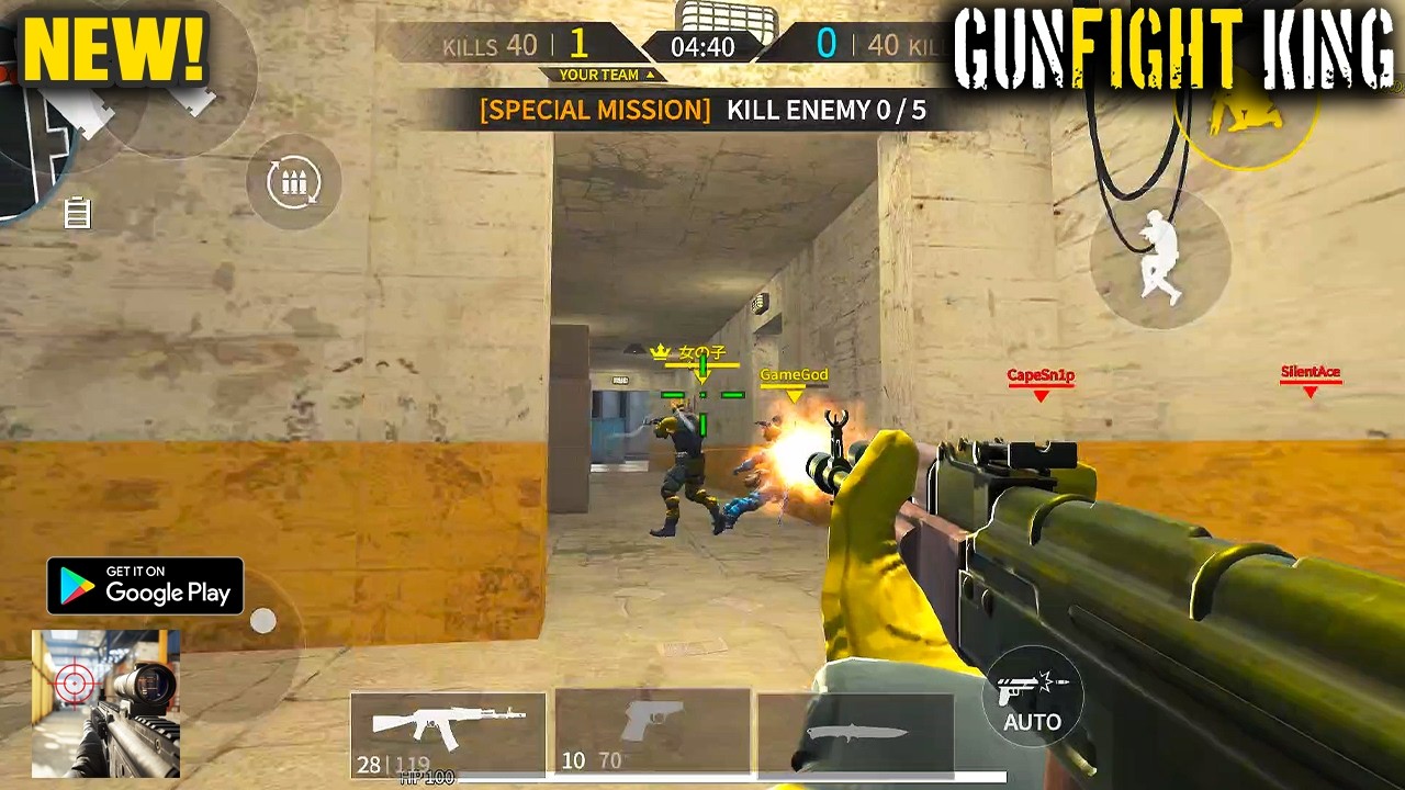 *NEW Gunfight King Android Gameplay