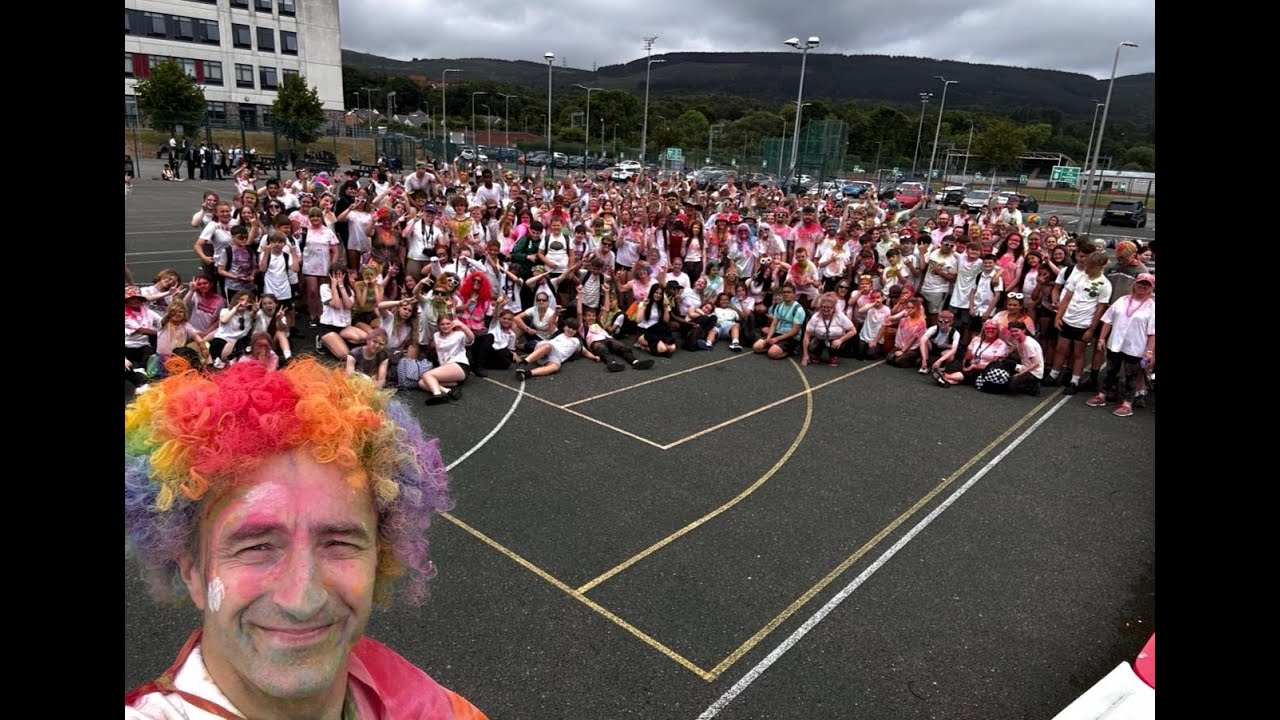 Aberdare Community School Colour Run 2025