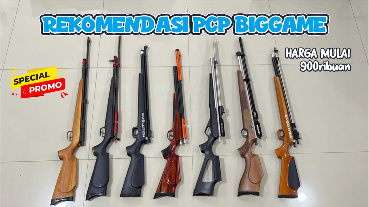 PROMO PCP BIG GAME TERBARU 2025!!! REKOKOMENDASI SENAPAN PCP MURAH DAN BERKUALITAS TERBAIK 1 JUTAAN