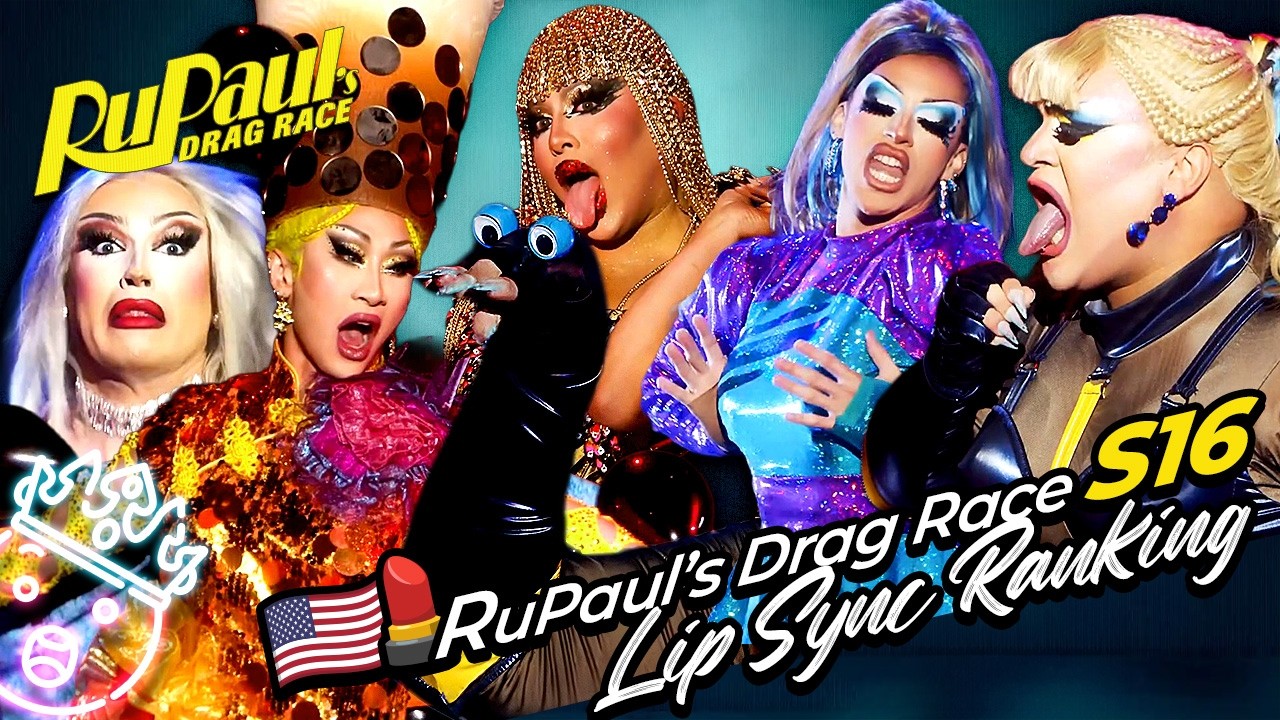 RANKING | Season 16 Lip Sync Ranking - RuPaul's Drag Race