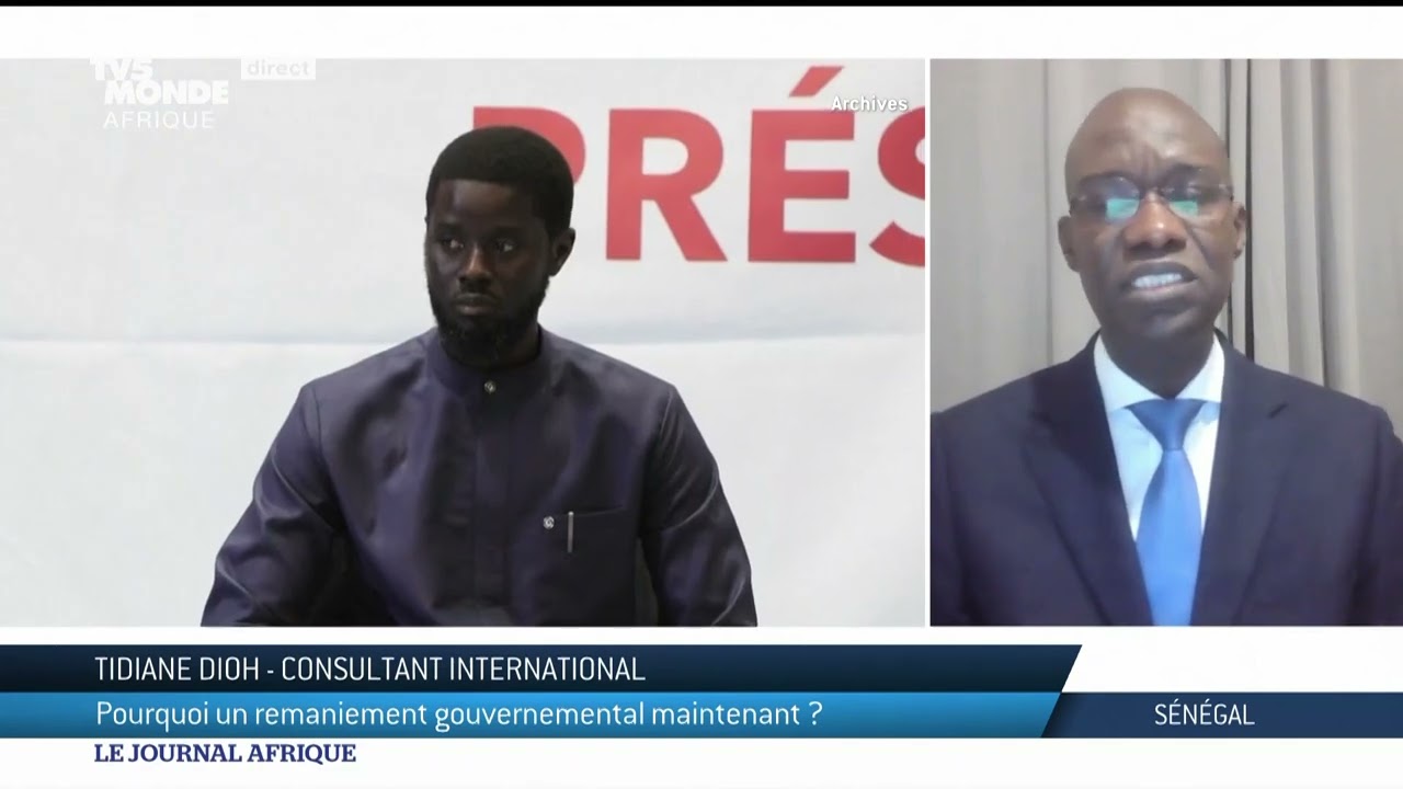 Remaniement au Sénégal : analyse de Tidiane Dioh