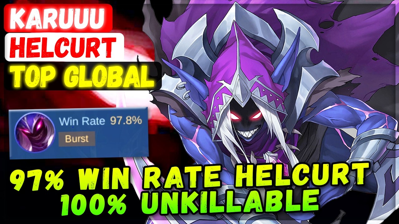 97% Win Rate Helcurt 100% Unkillable [ Top Global Helcurt ] Karuuu - Mobile Legends Emblem And Build