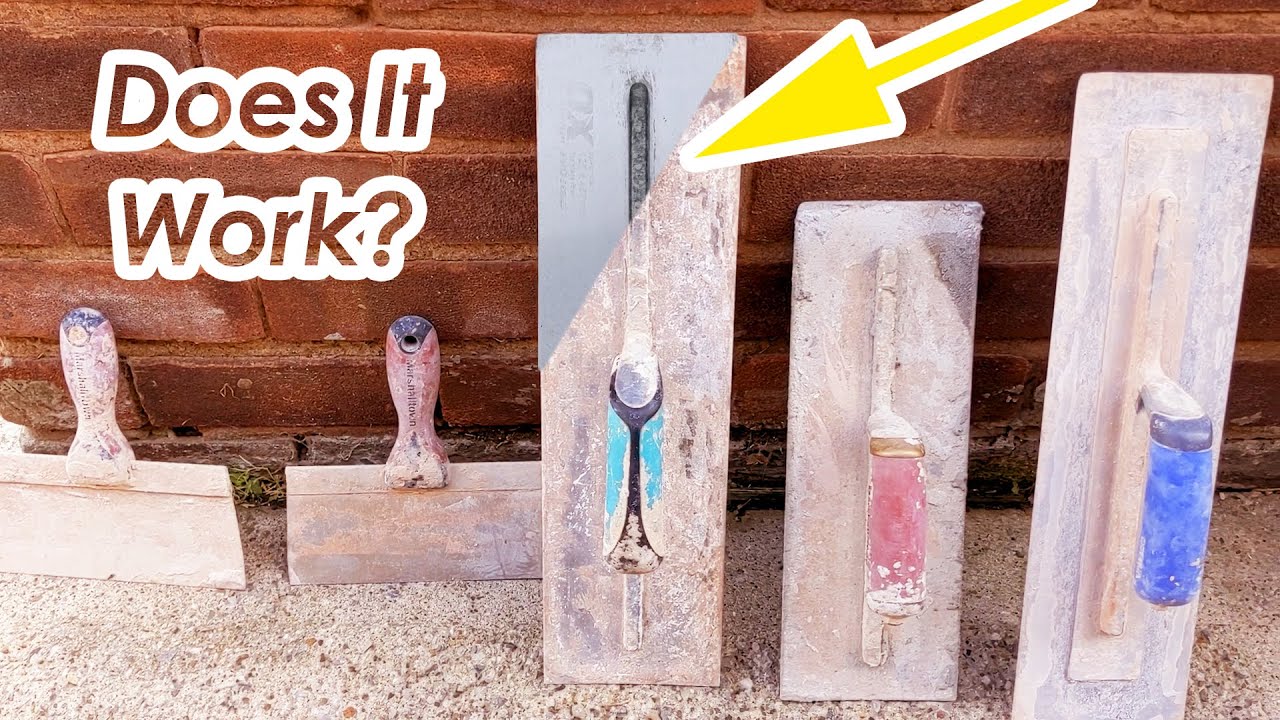 Cleaning a Trowel - Baking Powder Test - Does it REALLY Work? - How To Clean a Trowel