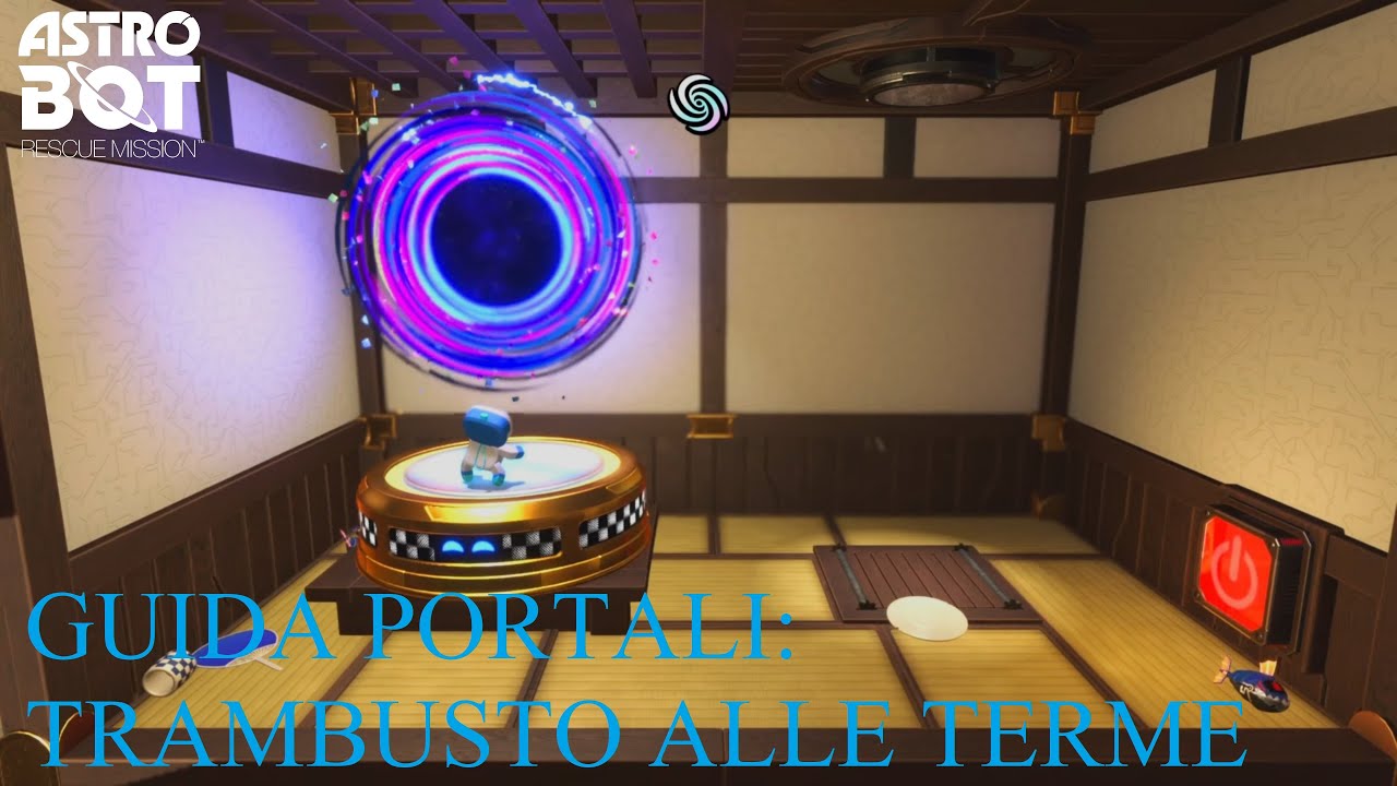 Astrobot Rescue Mission Gameplay ITA PS5 - Guida portali segreti: Trambusto alle terme