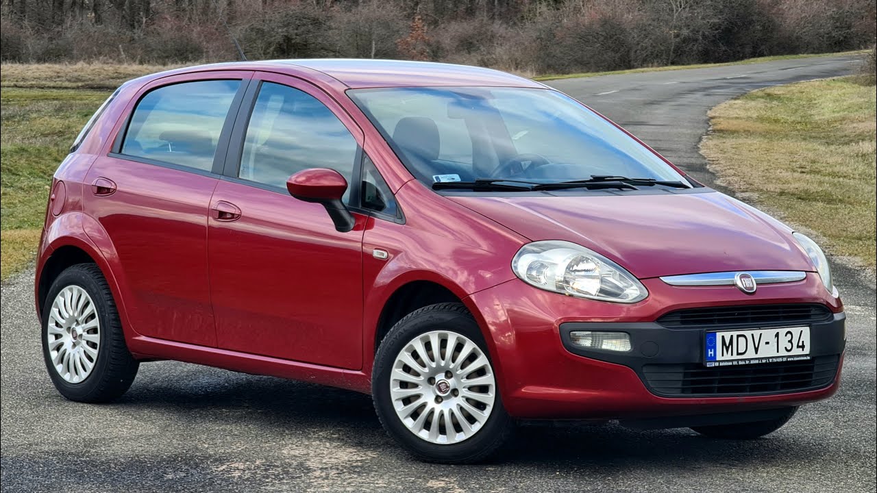 2013 Fiat Punto Evo Lounge 1.4 8V 77HP Rosso Sfrenato Metallic