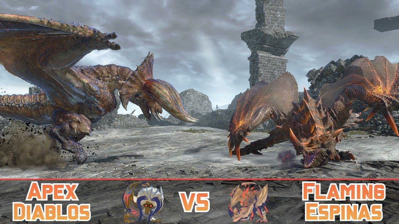 Apex Diablos VS Flaming Espinas in a Bull Fight Turf War Deathmatch | Monster Hunter Sunbreak