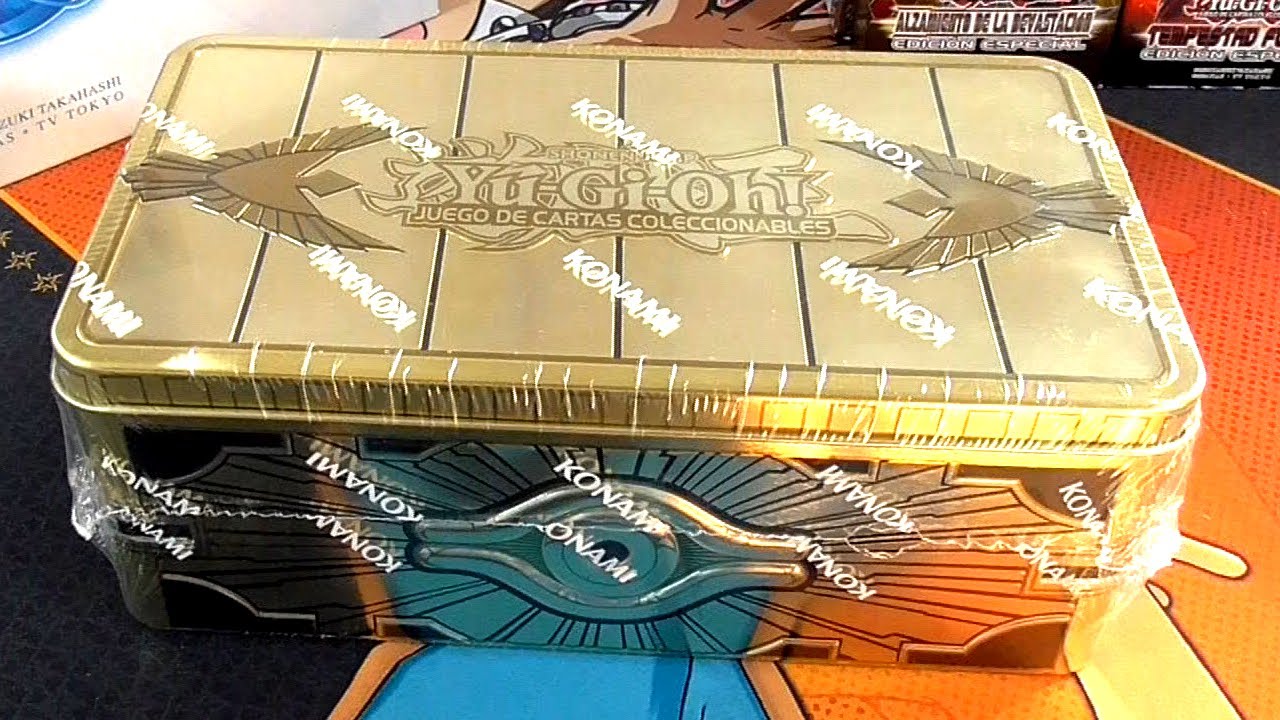 ABRIENDO OTRA LATA COFRE DE ORO SELLADO 2019 DE Yu-Gi-Oh!