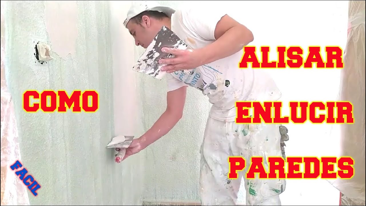 COMO ALISAR PAREDES DE GOTELE - COMO ENLUCIR UNA PARED (parte 1 de 2)