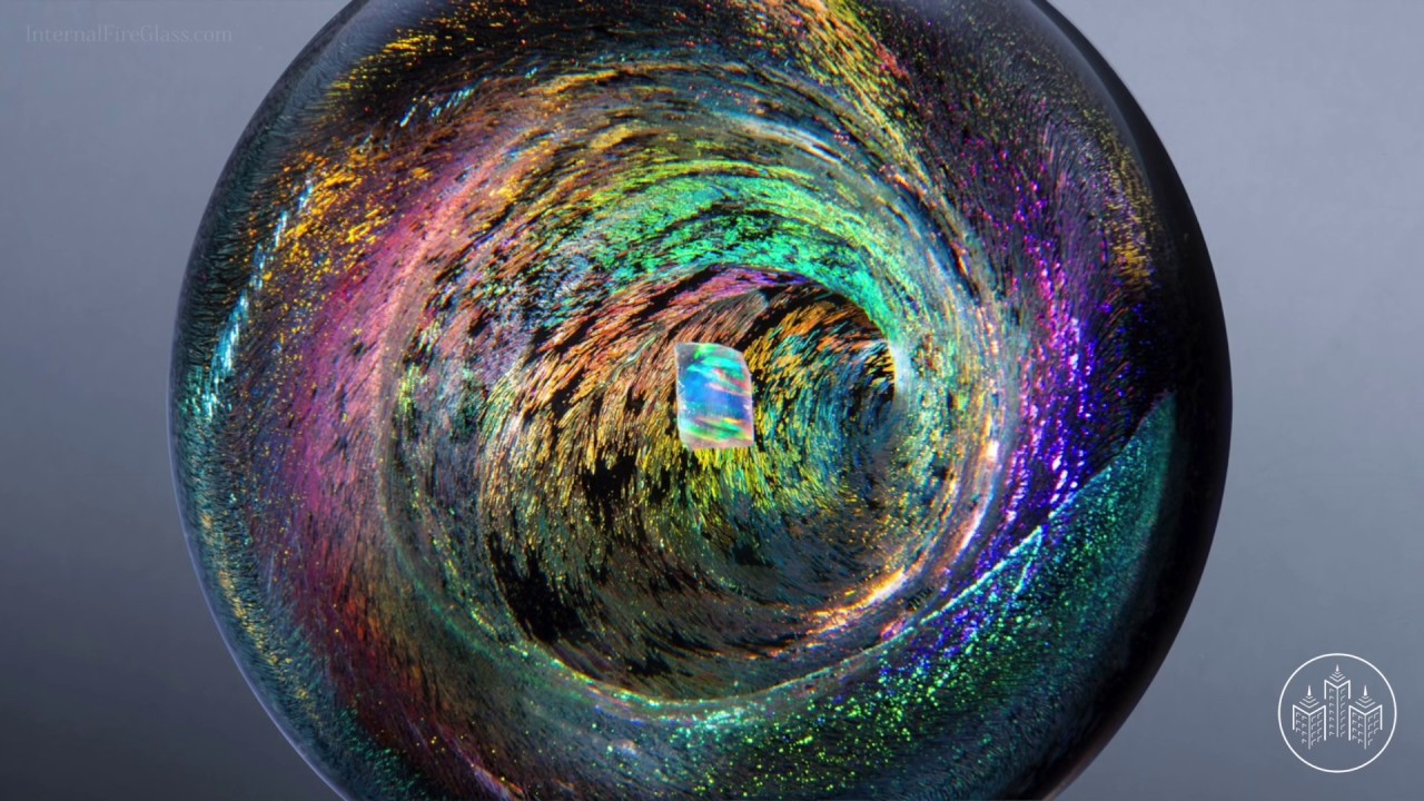 Galaxy Glass Orbs by Scott Pernicka