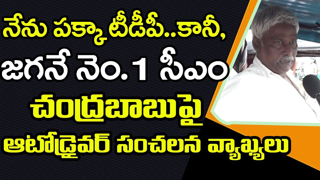 జగన్ ను మెచ్చుకున్న టీడీపీ అభిమాని | Auto Driver Fire On Chandrababu : PDTV News