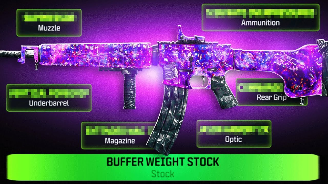 the NEW ZERO RECOIL STOCK in WARZONE Rebirth Island! (Buffer Weight Stock)
