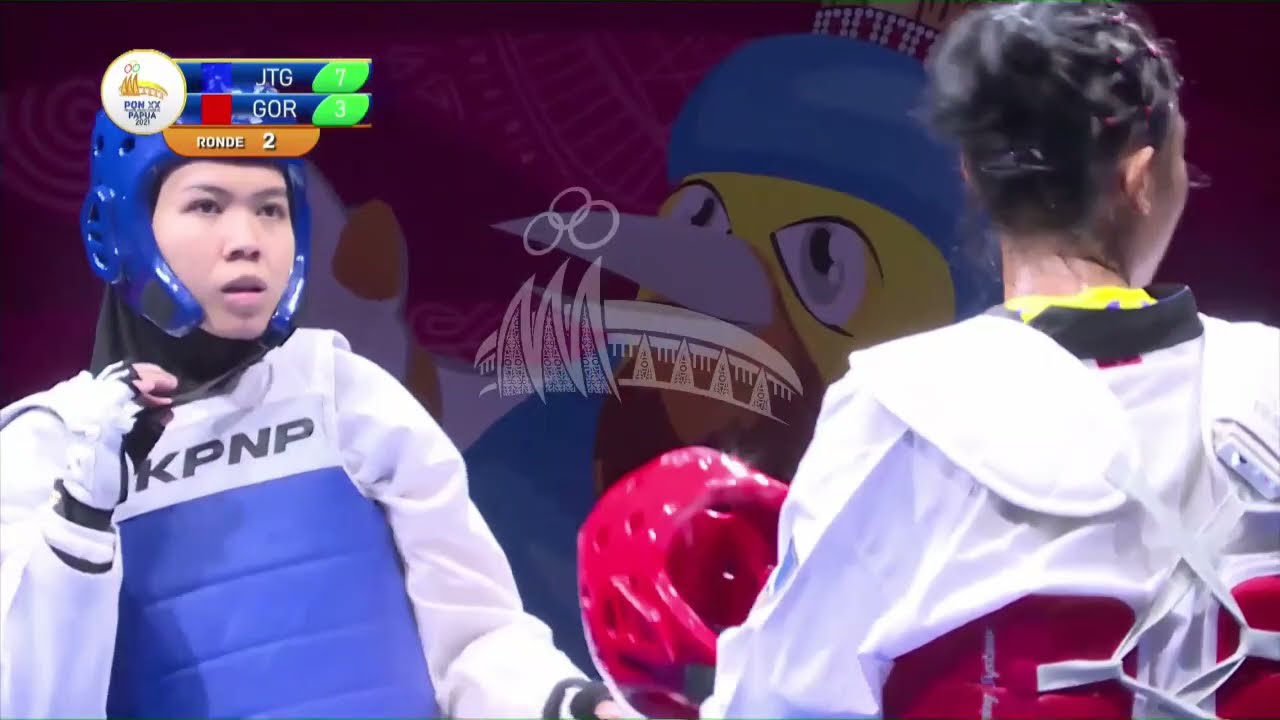 Final Kyorugi Female 57 Kg  │ Shaleha Fitriana  (JTG) vs  Silvana Lamanda (GOR) │ PON XX Papua 2021