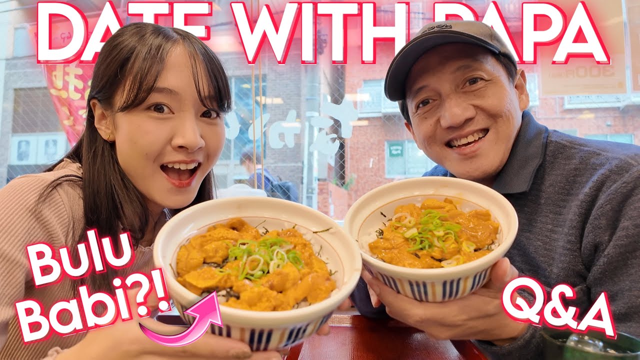 SEBELUM ULTAH, DATE SAMA PAPA MAKAN BULU BABI DI SHIBUYA!! SAMBIL Q&A JUGA!!