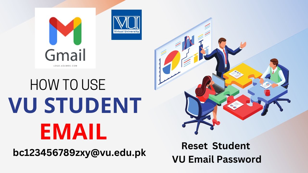 vu student email | How to use in mobile & laptop | How to find | How to reset Password | Virtual Uni
